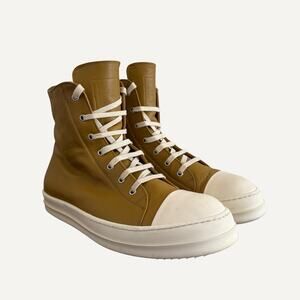 Size 11.5 - Rick Owens SS22 Strobe Ramone High-Top Trainer